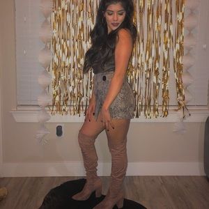 Zara leopard print skort